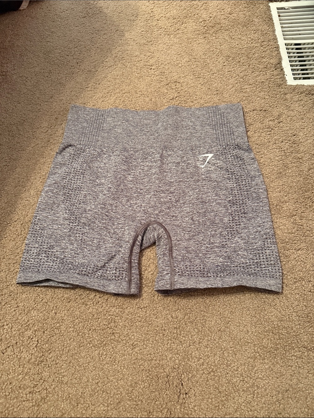 Gymshark Women’s Seamless High-Waist Heather Gray Bike Shorts